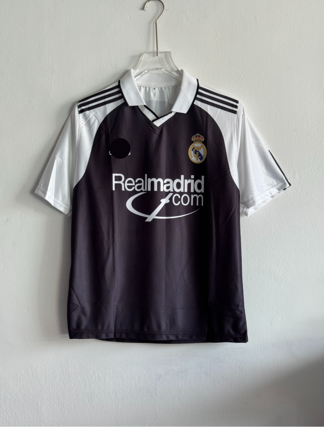 REAL MADRID 2001-02 AWAY KIT FIGO FIVESLEEVE POLO