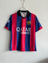 BARCELONA 2014-15 HOME KIT MESSI FIVESLEEVE POLO