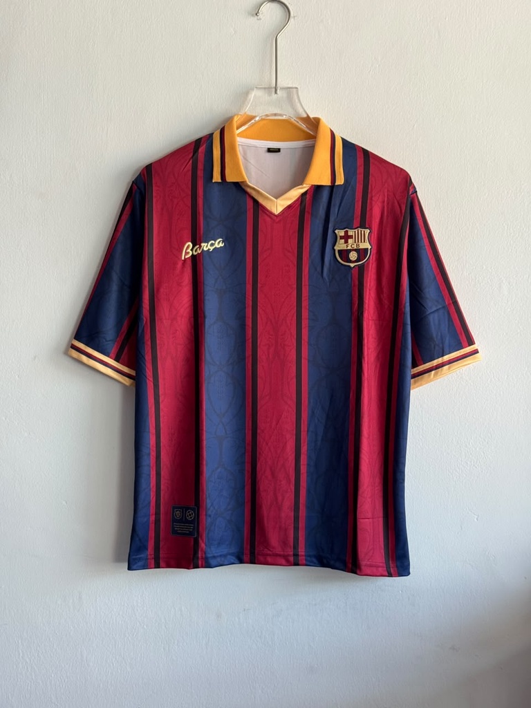 BARCELONA 125TH ANNIVERSARY KIT NEYMER FIVESLEEVE POLO EMBROIDERY PREMIUM (S - 36)