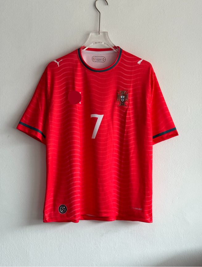 PORTUGAL 2026 HOME KIT RONALDO FIVESLEEVE EMBROIDERY