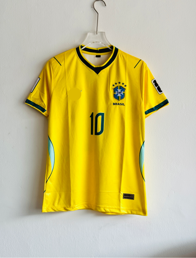BRAZIL 2026 HOME KIT NEYMER EMBROIDERY PREMIUM (M)