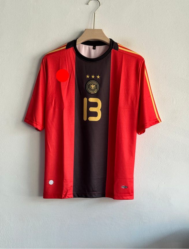 GERMANY 2008-09 AWAY KIT BALLACK FIVESLEEVE EMBROIDERY PREMIUM (M)