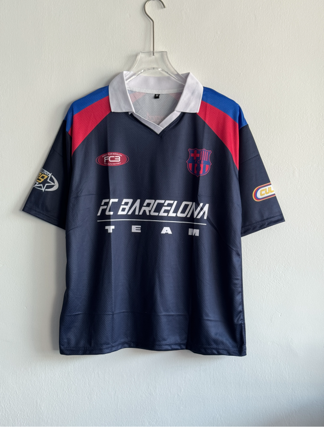 BARCELONA ANTHRACITE RACING FIVESLEEVE POLO (S)