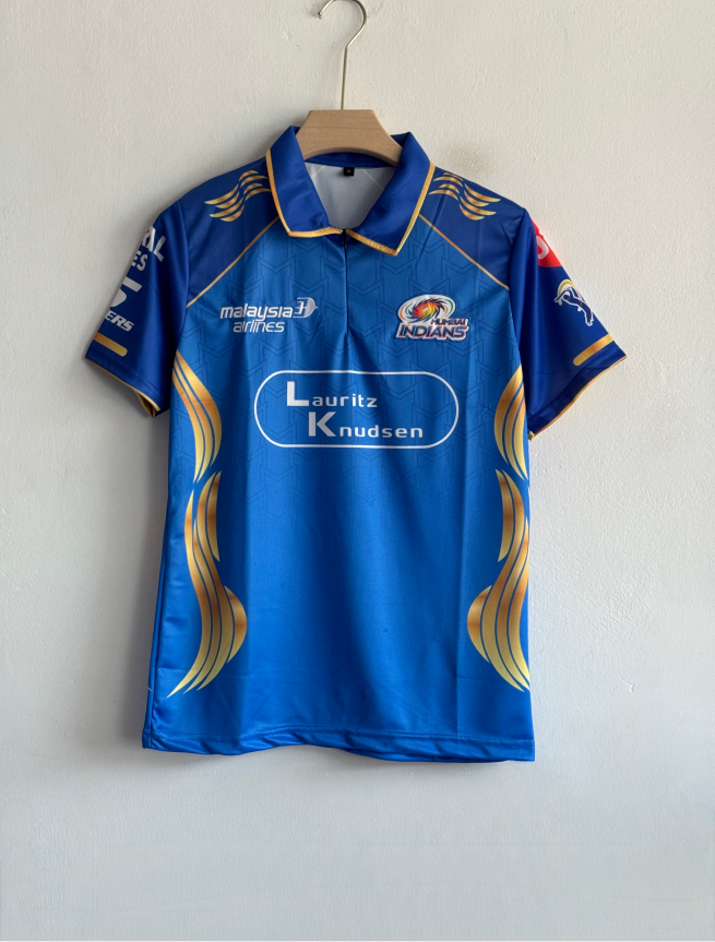 MUMBAI INDIANS 2026 KIT ROHIT POLO EMBROIDERY PREMIUM (M)