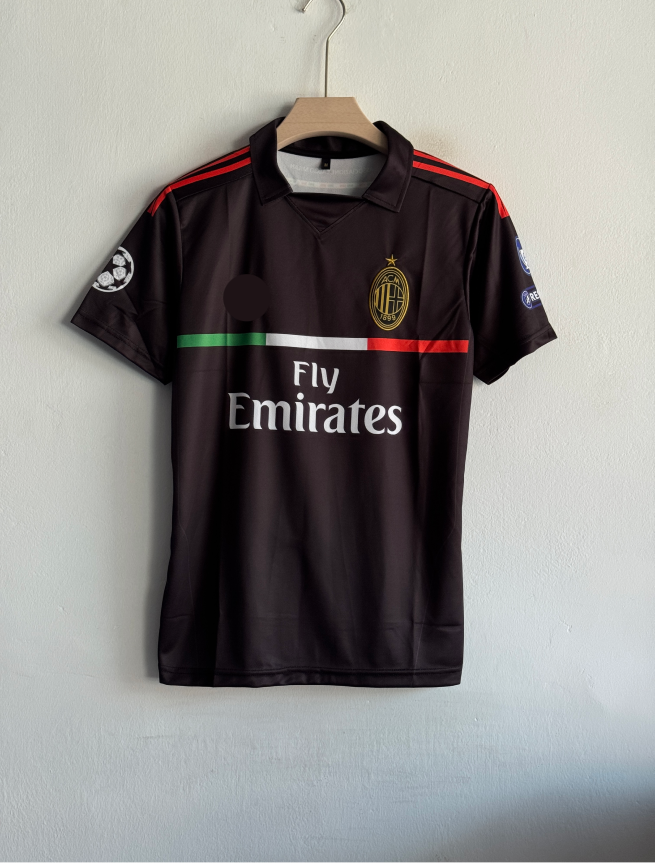 ACMILAN 2011-12 THIRD KIT IBRAHIMOVIC POLO EMBROIDERY PREMIUM (S)