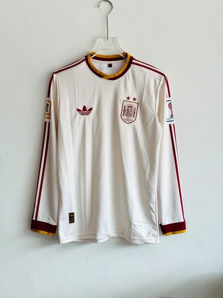 SPAIN 2026 2 STAR AWAY KIT FULLSLEEVE EMBROIDERY PREMIUM