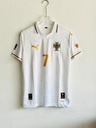 PORTUGAL 25-26 WHITE KIT RONALDO POLO EMBROIDERY PREMIUM