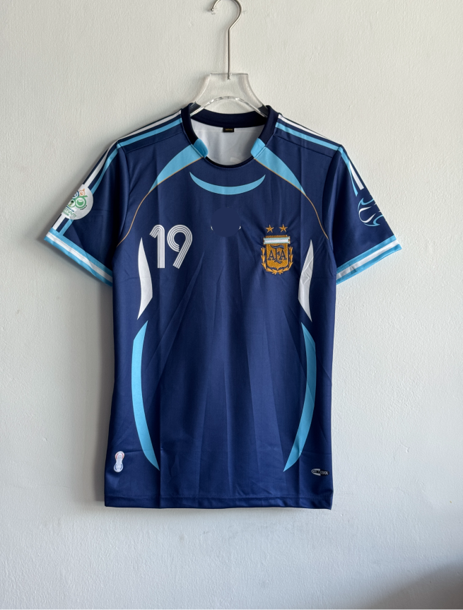 ARGENTINA 2006 HOME KIT MESSI EMBROIDERY PREMIUM (S)