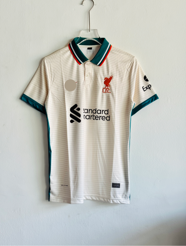 LIVERPOOL 2021-22 AWAY KIT DIOGO J. POLO EMBROIDERY PREMIUM (M)