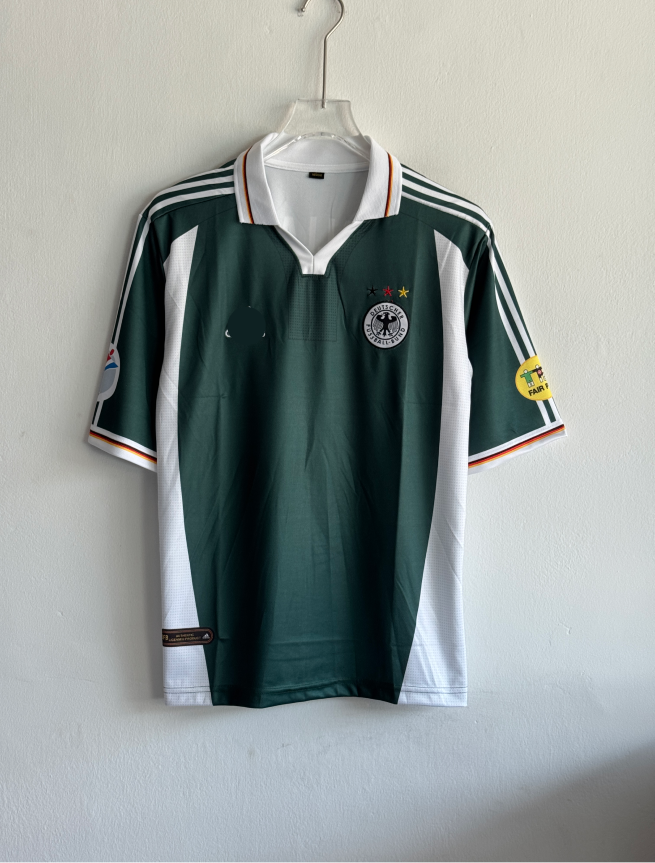 GERMANY 2000 AWAY KIT BALLACK FIVESLEEVE POLO EMBROIDERY PREMIUM (S)