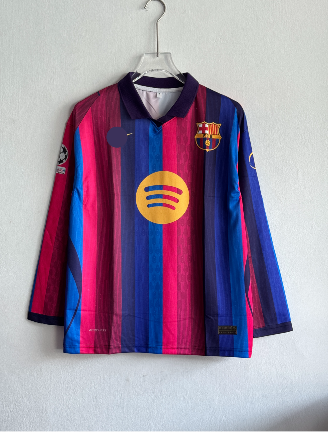 BARCELONA 26-27 HOME KIT YAMAL OVERSIZED FULLSLEEVE POLO (S)