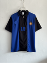 TSHIRT INTERMILAN 10 POLO EMBROIDERY WITH ZIP PREMIUM