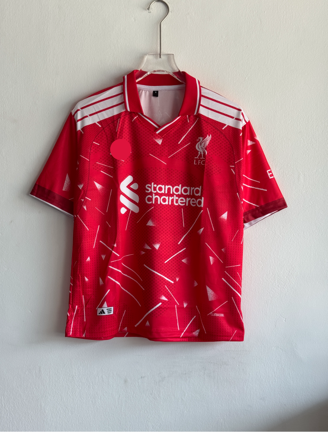 LIVERPOOL 26-27 HOME KIT MAC ALLISTER FIVESLEEVE POLO (S)