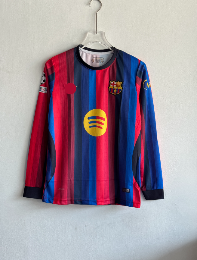 BARCELONA 26-27 HOME KIT FULLSLEEVE EMBROIDERY (S)