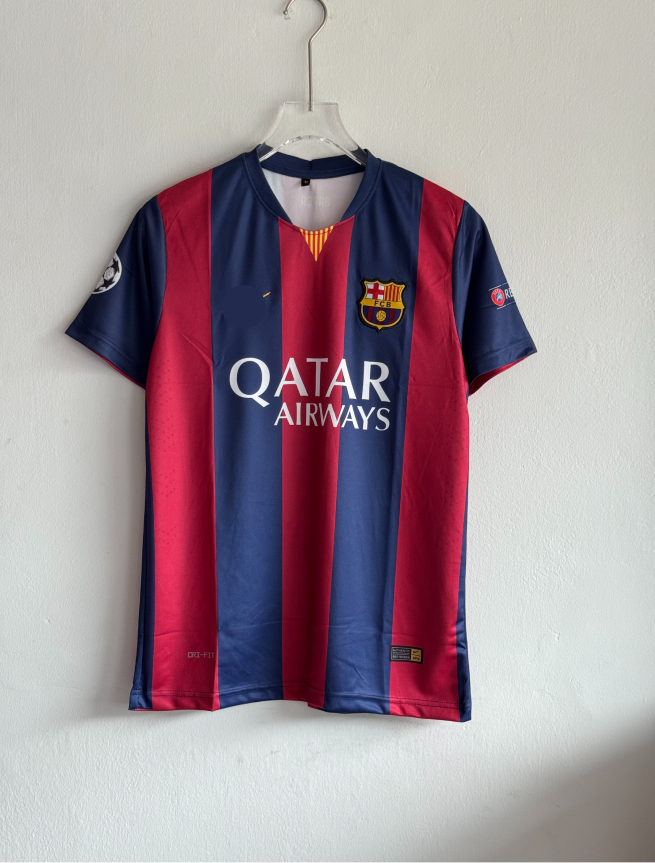BARCELONA 2014-15 HOME KIT NEYMER EMBROIDERY PREMIUM (S)