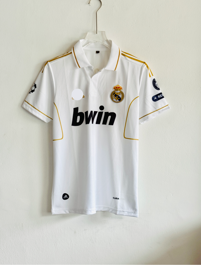 REAL MADRID 2011-12 HOME KIT RONALDO POLO EMBROIDERY PREMIUM (S)